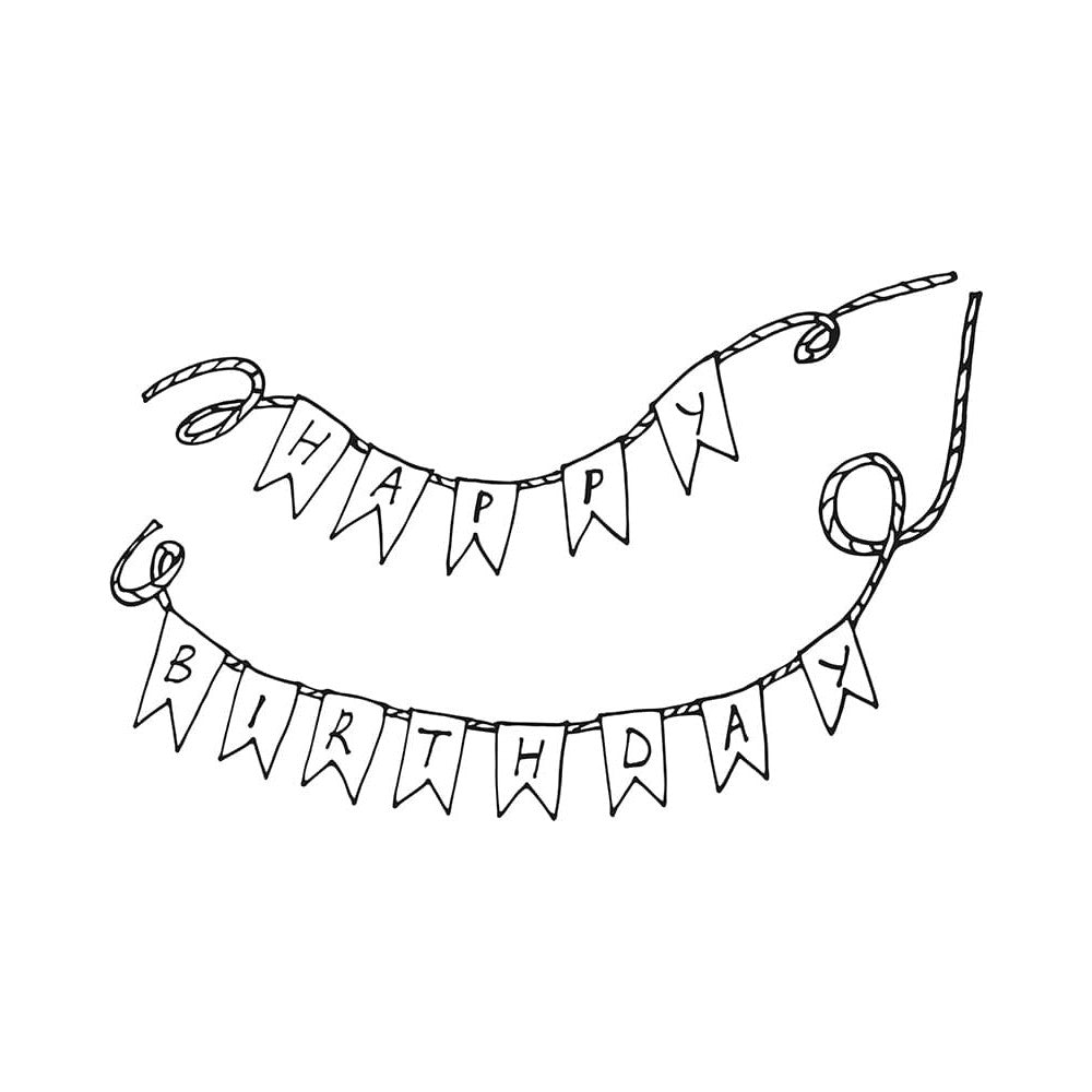 Securit® Fensterschablonen "Windoodle", Format: A2, Thema: Girl Birthday, inkl. 1 Securit® Kreidestift, 3er Set