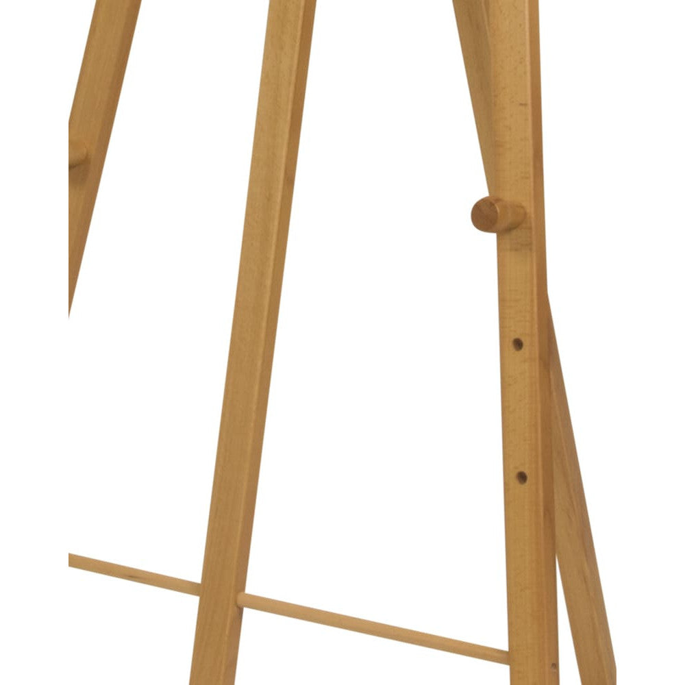 Securit® Kiefernholz Staffelei, 165cm, Teak, Outdoor