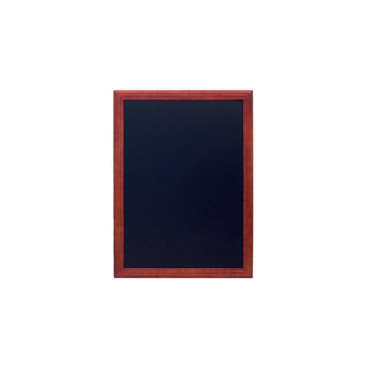 Securit® Kreidetafel mit Holzrahmen, Mahagoni, 60x80cm, Outdoor