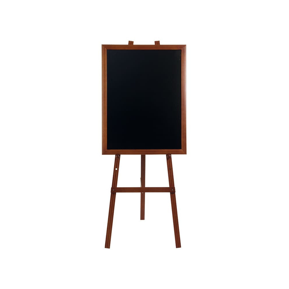 Securit® Kiefernholz Staffelei, 165cm, Mahagoni, Outdoor