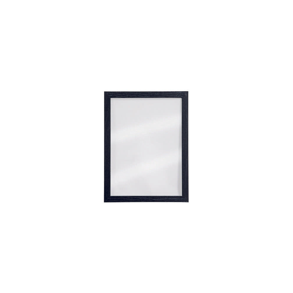 Securit® Glas Kreidetafel mit Holzrahmen, Schwarz, 30x40cm