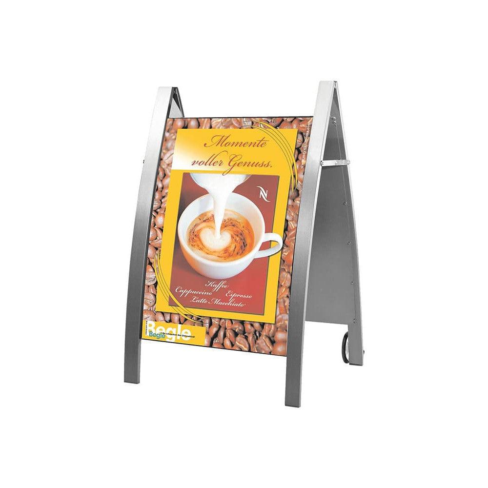 Kundenstopper Konvex DIN A1, Outdoor