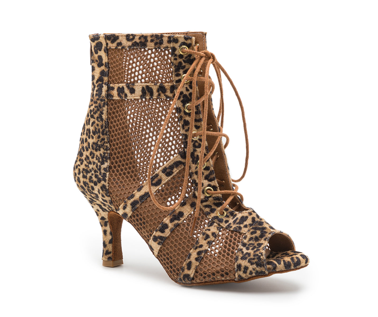 Magnet Aura Tanzschuhe in Leopard Wildleder
