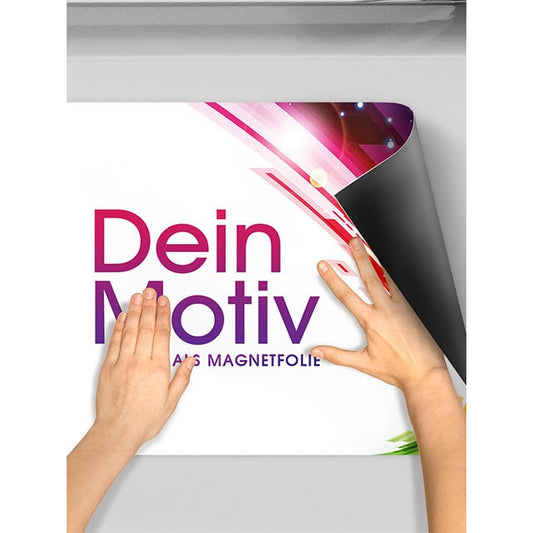 Magnetfolie für Kundenstopper, einseitig bedruckt, Outdoor