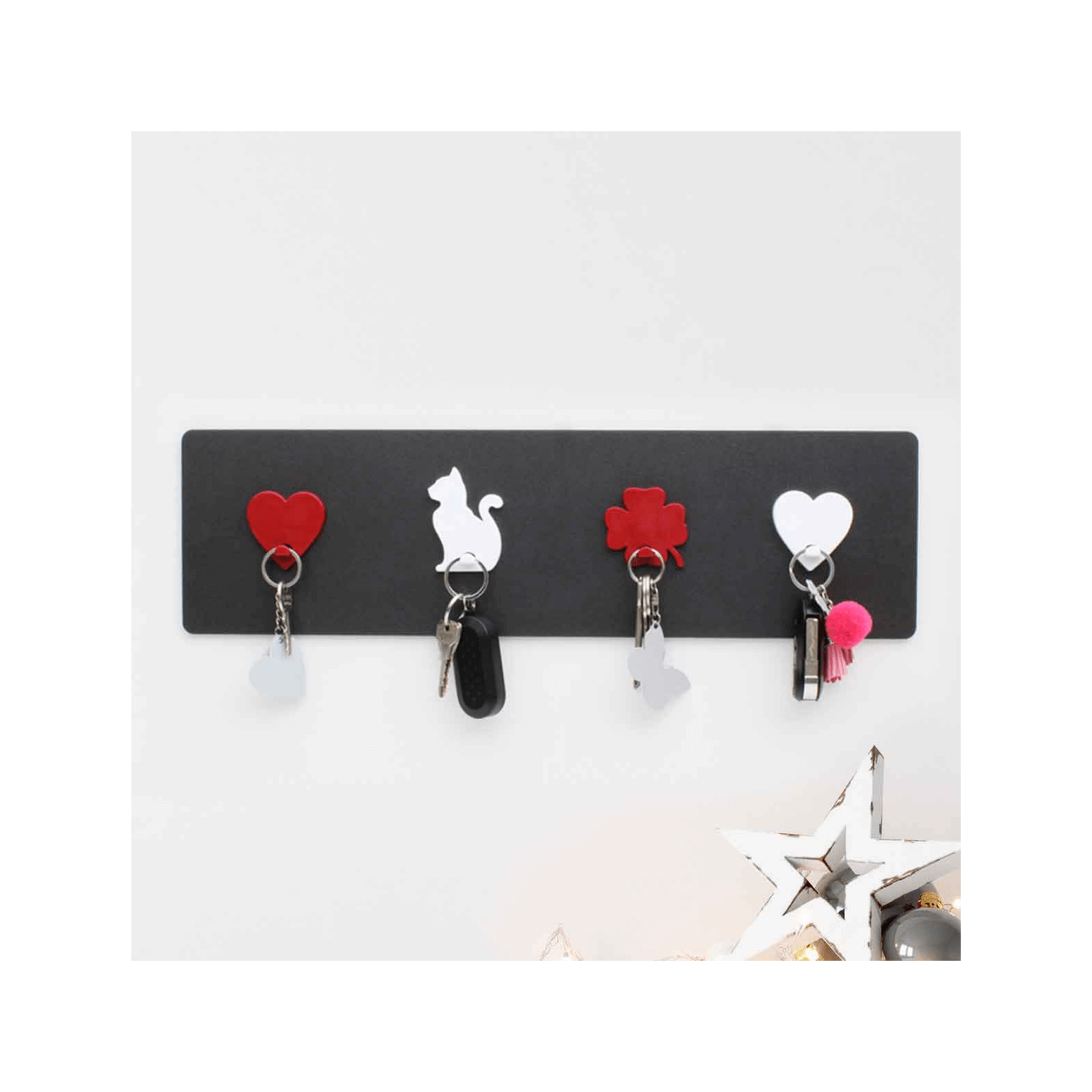 KalaMitica® Magnetische Kreidetafel ohne Rahmen, 50x14cm