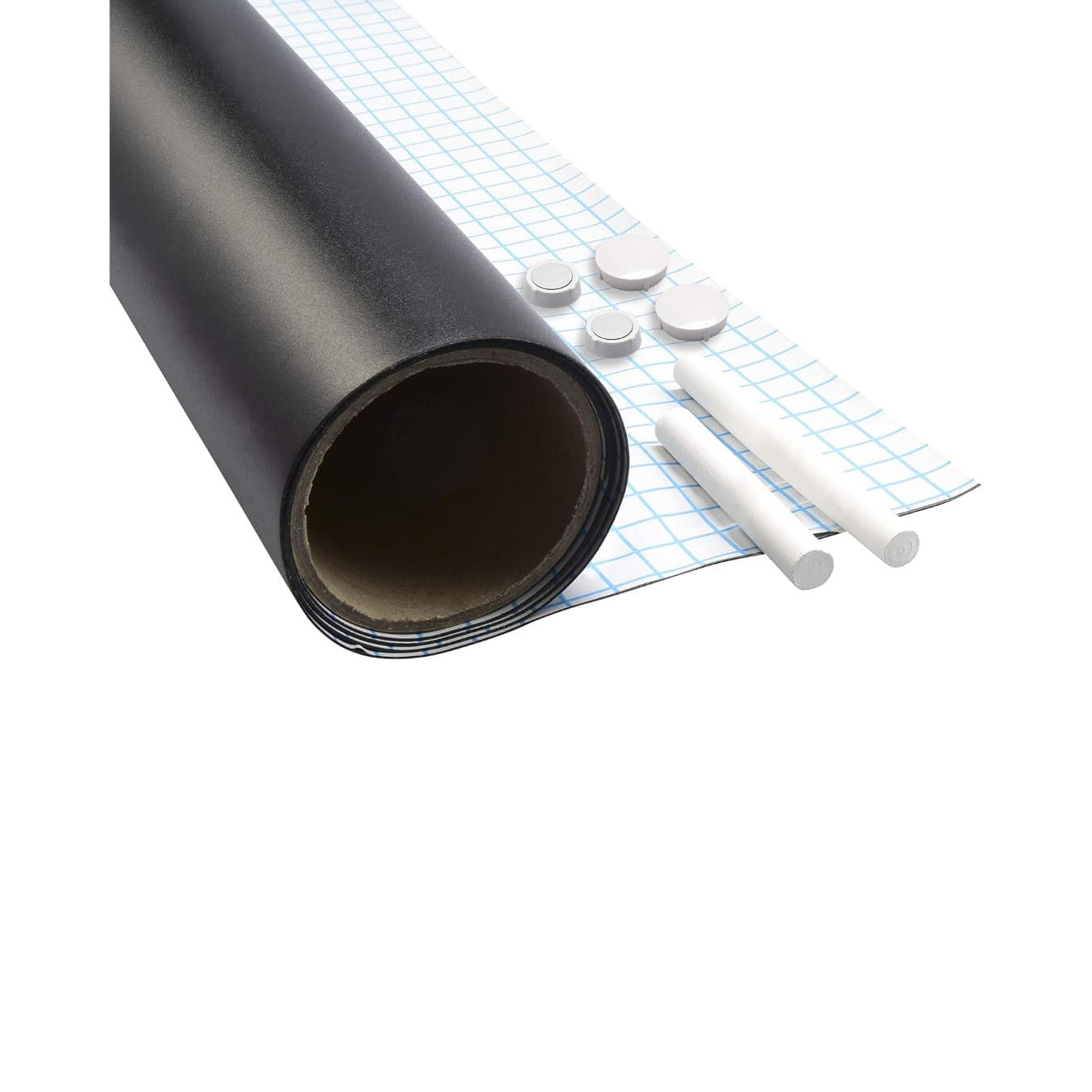 Kreidetafelfolie / Wandtafelfolie Magnetisch, Selbstklebend, Schwarz, 60x90cm