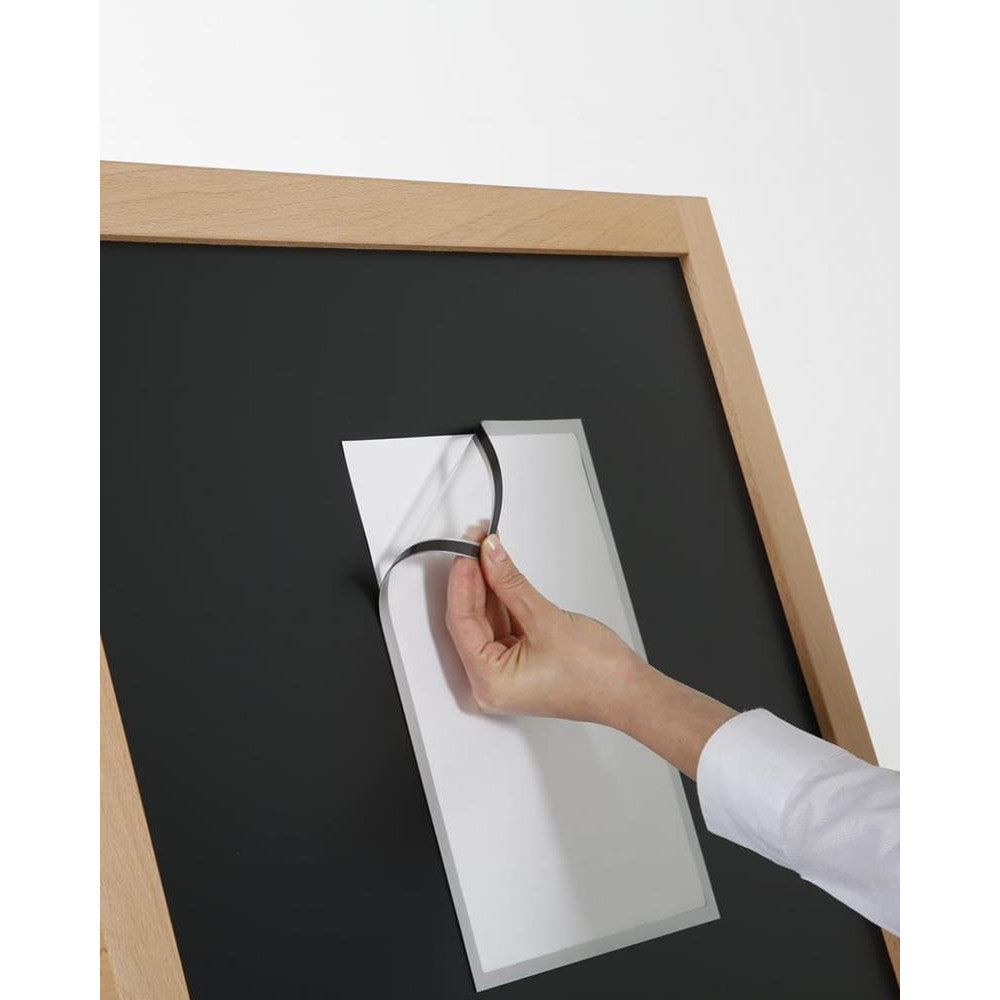 Holz Kundenstopper 95x54cm, Magnetisch, Buche, Outdoor