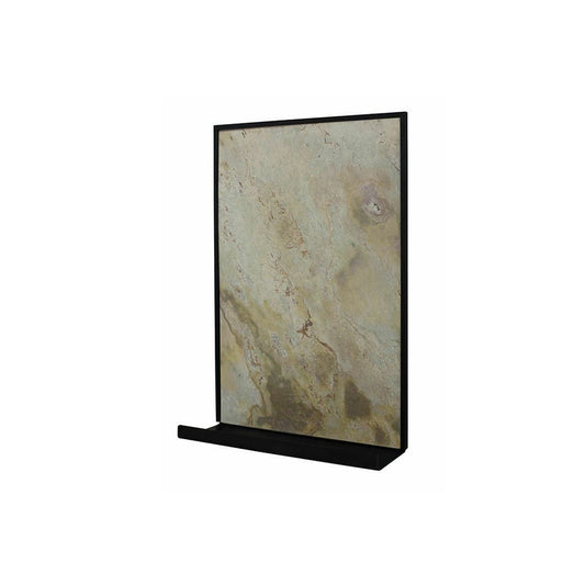 Schiefertafel Magnetisch mit Ablage "Gold Mountain", 20x30cm