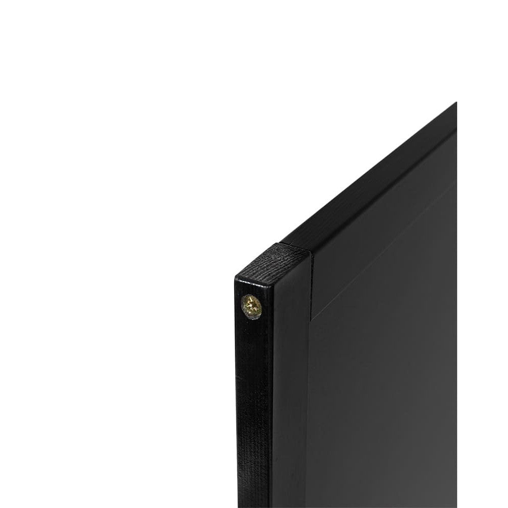 Securit® Holz Kundenstopper T-Fuss, 75x56cm, Schwarz, Outdoor