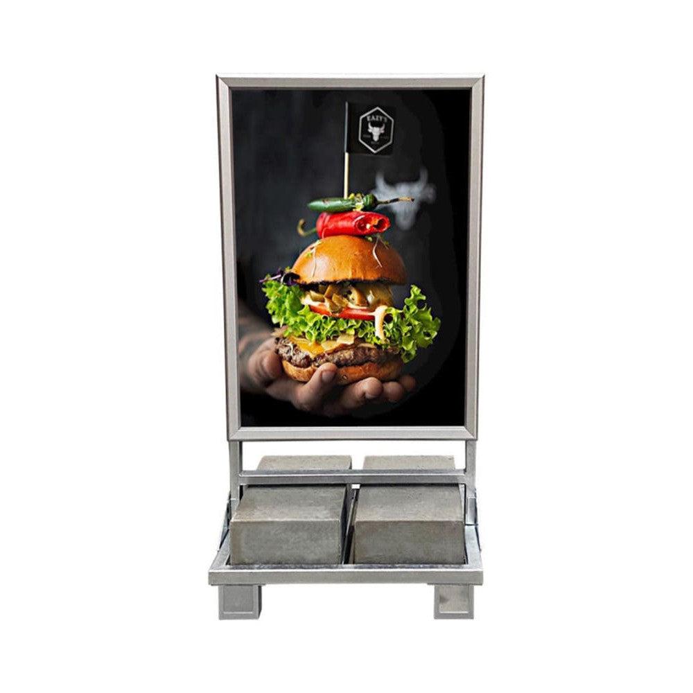 Sturmfester Kundenstopper "Beton Sign", Outdoor