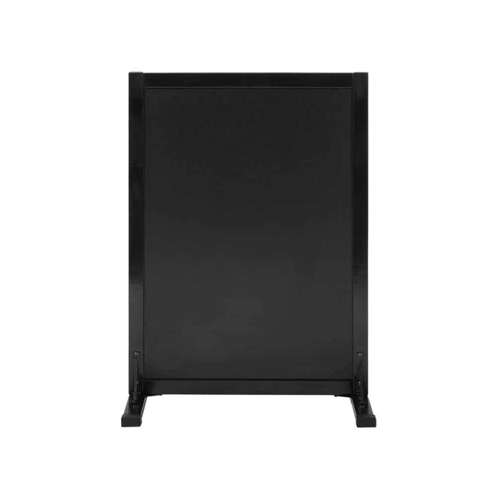 Securit® Holz Kundenstopper T-Fuss, 75x56cm, Schwarz, Outdoor