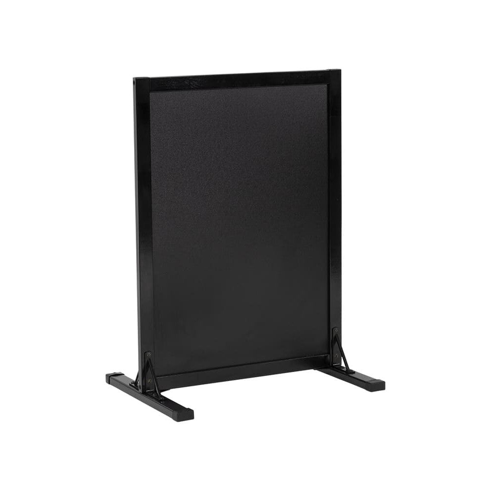 Securit® Holz Kundenstopper T-Fuss, 75x56cm, Schwarz, Outdoor