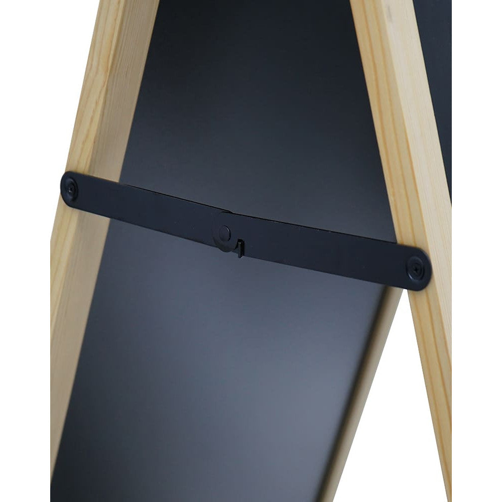 Holz Gehwegkreidetafel A1 – Magnetisch, Outdoor