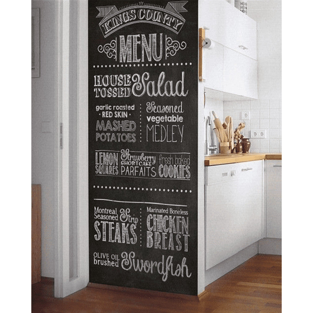 Kreidetafelfolie nach Mass, Selbstklebend