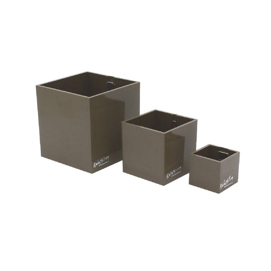 KalaMitica® Magnetische Würfelbehälter Neodym, Ø 3,5-6-9, Taupe, 3 Stk.