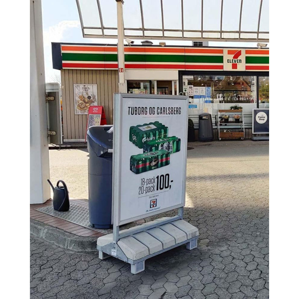 Sturmfester Kundenstopper "Beton Sign", Outdoor