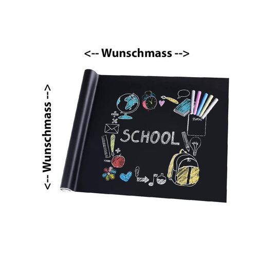 Kreidetafelfolie nach Mass, Selbstklebend