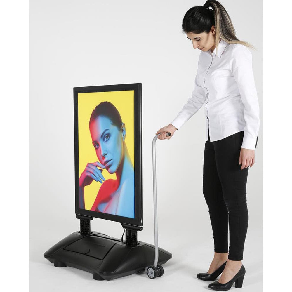 Kundenstopper WindPro® LED Economy, DIN A1, Outdoor