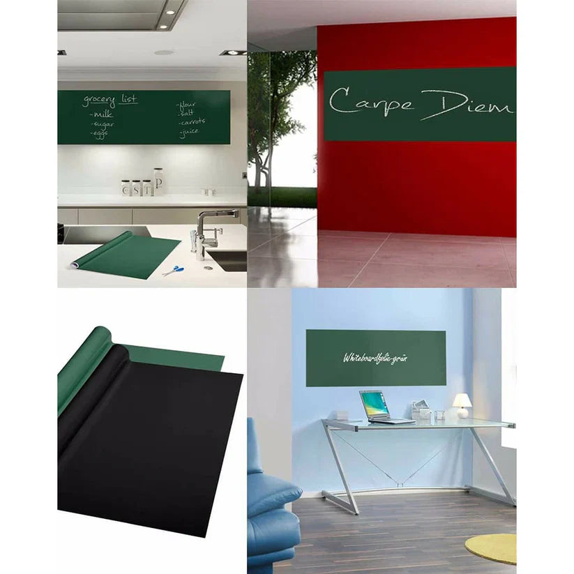 XXL Kreidetafelfolie, Grün, Wandtafelfolie Selbstklebend