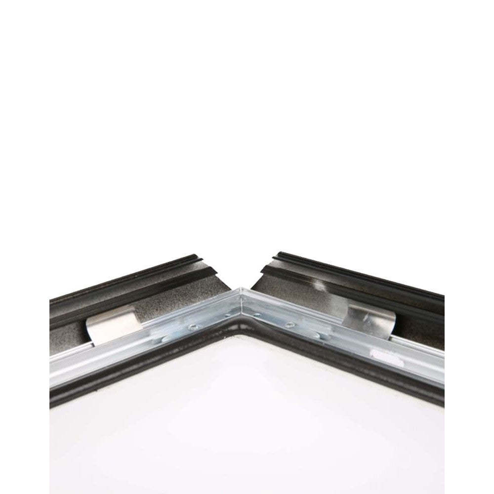 Kundenstopper Alu Classic Wasserfest, DIN A1, Schwarz, Outdoor