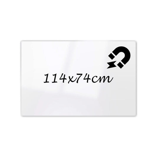 KalaMitica® Whiteboard Magnetisch, Ohne Rahmen, 74x114cm