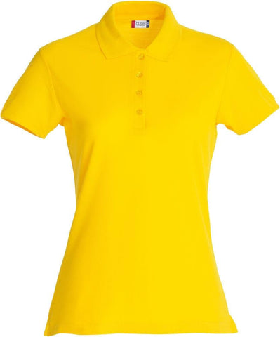 Clique Damen Poloshirt Weiss XS-XXL 100% Baumwolle - WERBE-WELT.SHOP