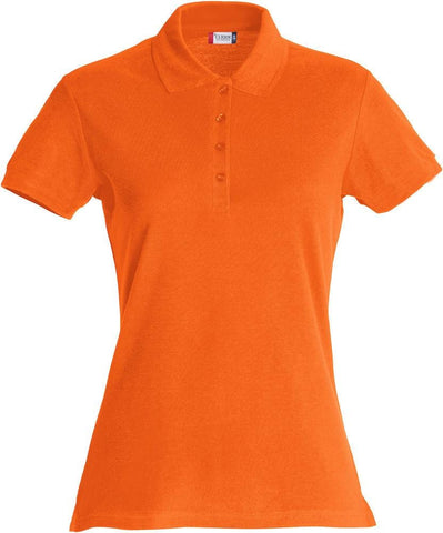 Clique Damen Poloshirt Weiss XS-XXL 100% Baumwolle - WERBE-WELT.SHOP