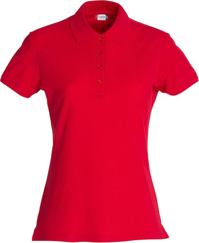 Clique Damen Poloshirt Weiss XS-XXL 100% Baumwolle - WERBE-WELT.SHOP
