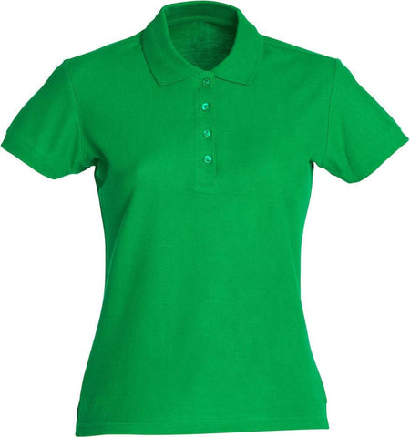 Clique Damen Poloshirt Weiss XS-XXL 100% Baumwolle - WERBE-WELT.SHOP