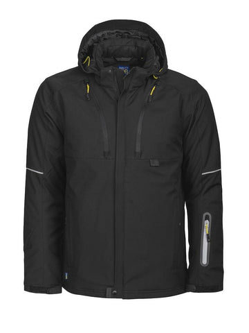 Projob Herren Softshell Jacke 3-lagig Gefüttert mit abnehmbarer Kapuze - WERBE-WELT.SHOP