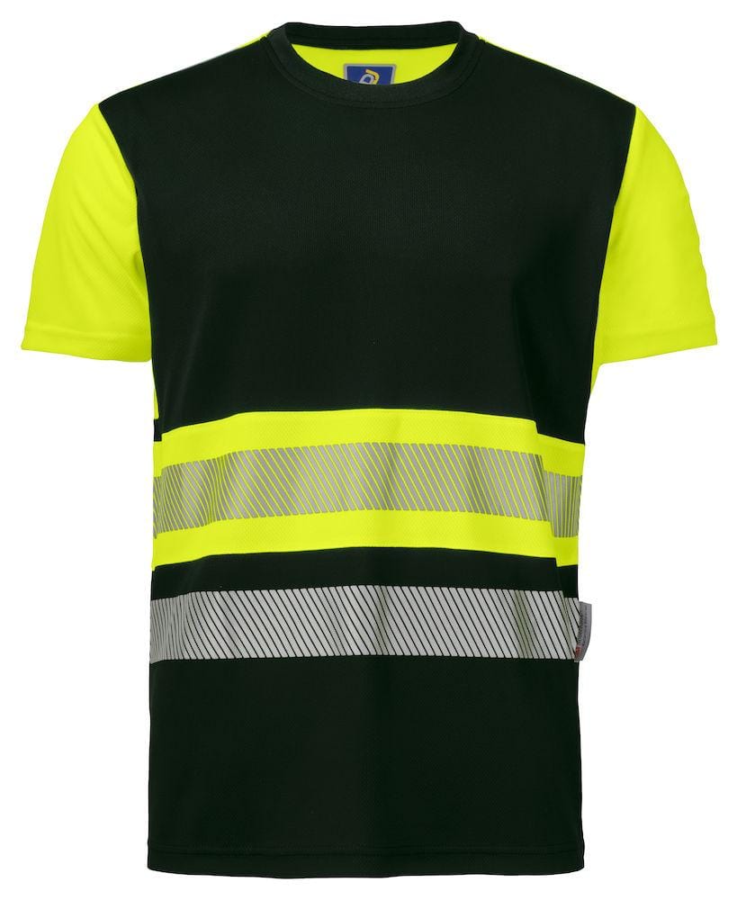 Projob Herren Warnschutz T-Shirt mit Reflektor Streifen - WERBE-WELT.SHOP