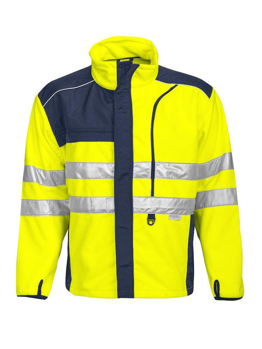 Projob Herren Fleecejacke in Warnschutzfarbe - WERBE-WELT.SHOP