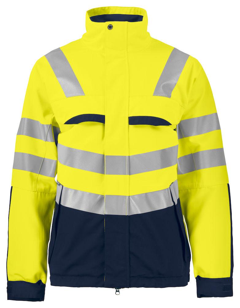 Projob Herren Warnschutz-Jacke mit ISO 20471 KLASSE 3/2 Zertifizierung - WERBE-WELT.SHOP