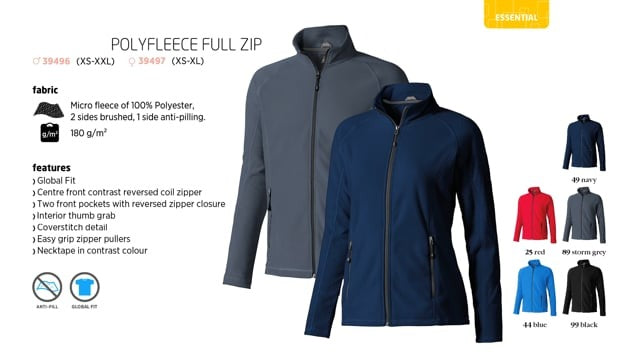 Women's Full Zip Fleece Jacket