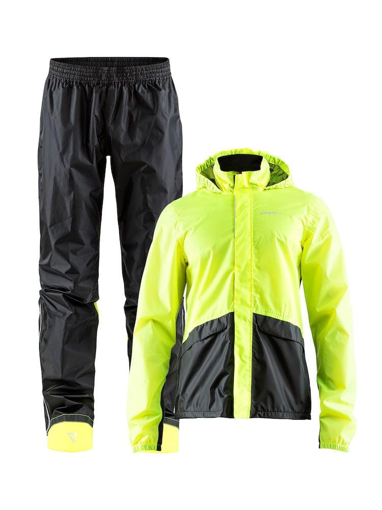 Regenkombi für Herren in Signalfarben - Craft Transit Rain Set - WERBE-WELT.SHOP