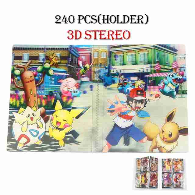 240Pcs Halter Album Spielzeug Sammlungen Pokemon Karten Album Buch 121