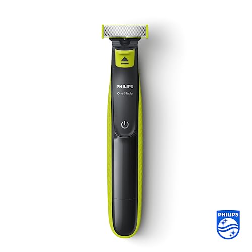 Philips OneBlade Face & Body - Elektrischer Bartschneider und Rasierer zum Trimmen, Stylen und Rasieren, inkl. 2 Original-Klingen, 5-in-1 Trimmaufsatz & 2 Körperaufsätzen (Modell QP2620/30)