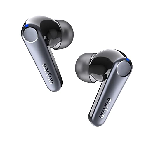 EarFun Air Pro 3 Bluetooth Kopfhörer In Ear, 43dB Hybrid Aktive Noise Cancelling Kopfhörer Kabellos, HiFi Sound Qualcomm aptX Adaptive, 6 Mikrofone CVC 8.0 Anrufe, Multipoint, 45H Akku, App Steuerung