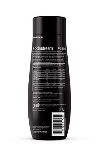 SodaStream Sirup Pepsi Zero Zucker – 1x Flasche ergibt 9 Liter Fertiggetränk, Sekundenschnell zubereitet und immer frisch, Cola free 440 ml, 1er Pack