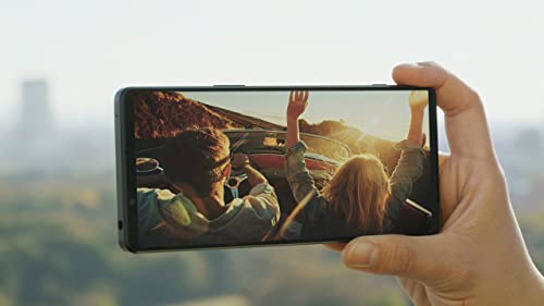 Sony Xperia 1 IV (5G Smartphone, 6,5 Zoll, 4K HDR 120 Hz OLED-Display, Dreifach-Kamera mit optischem Zoom (ZEISS T*), 3,5-mm-Audio, Dual SIM) 24+6 Monate Garantie [Amazon Exklusiv] weiß