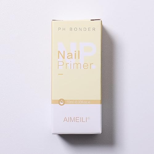 AIMEILI Nail Primer Gel Nail Prep Bond Primer für Gelnägel UV LED Gel Nagellack Acrylpulver Acryl Nägel 10ml