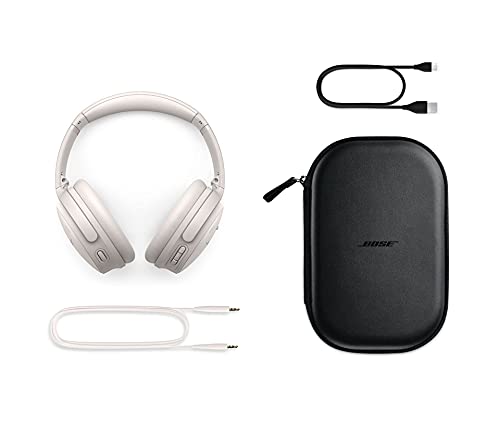 Bose QuietComfort 45 kabellose Noise-Cancelling-Bluetooth-Kopfhörer, Mikro, Weiß, Einheitsgröße