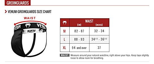 Venum Unisex dyb beskyttelse udfordring Tiefschutz, Schwarz/Weiß, M EU