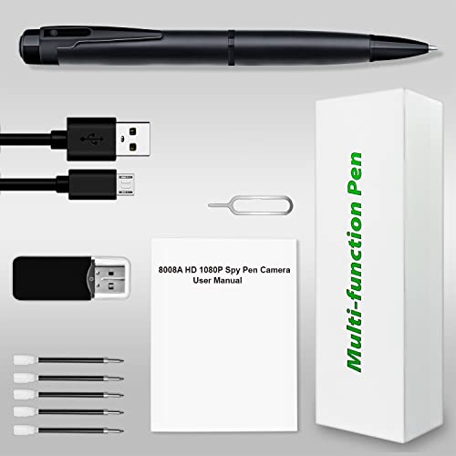 ZUNHAI Mini Kamera Mini Überwachungskamera 32GB 1080P Ultra Tragbare HD Kleine, Überwachung Kamera,Kamera mit Bewegungserkennung für Home Office Geschäftstreffen mit 5 Tinte Fills Inc