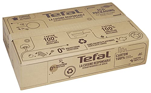 Tefal B56410 Day by Day On Crêpepfanne | 25 cm | Antihaftbeschichtung | Thermo-Signal | für alle Herdarten AUßER Induktion | Aluminium | Schwarz
