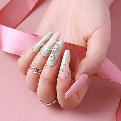 TOMICCA UV Gel Nagellack Nude,6*8ml Gel Shellac Nagellack Set,Homestay Nail Art Nagelsalon Design Maniküre Set