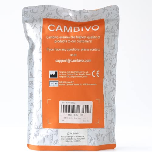 CAMBIVO 2 x Kniebandage Damen Männer, Bandage Knie für Laufen, Wandern, Joggen, Sport, Volleyball, Knieschützer hilfreich Erholung bei Meniskusriss, ACL und Arthritis