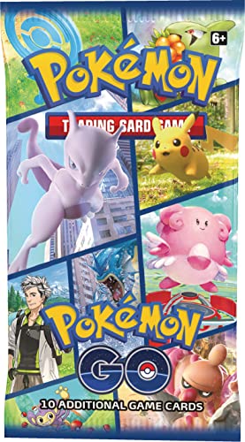 Pokémon TCG Sammelkartenspiel: Pokémon GO Elite Trainerbox,ab 6 Jahren (10 Booster, Mewtwo Folien-Promo-Karte & Premium-Zubehör)