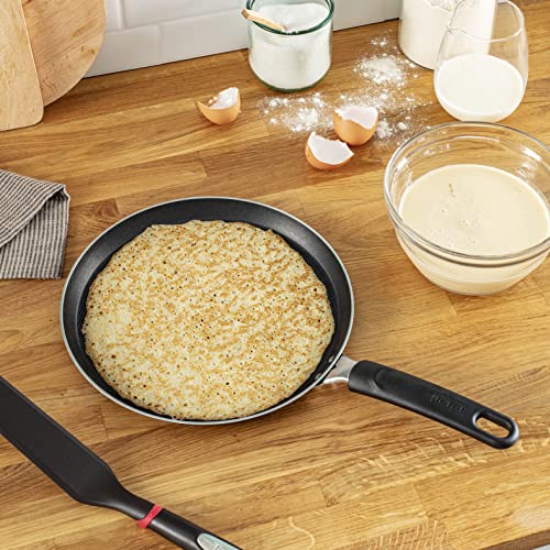 Tefal B56410 Day by Day On Crêpepfanne | 25 cm | Antihaftbeschichtung | Thermo-Signal | für alle Herdarten AUßER Induktion | Aluminium | Schwarz