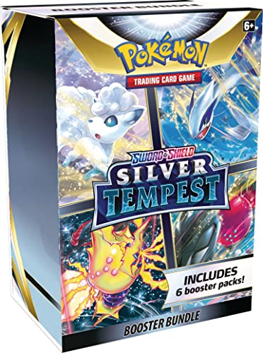 Pokémon 183-85154 Silver Tempest 6 Booster Bundle, 6 Count (Pack of 1)